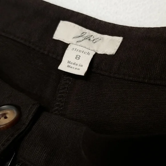 J Jill brown stretch pants sz 8 - Picture 4 of 4
